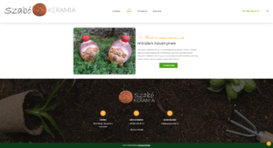 Szabó Kerámia weboldal 02