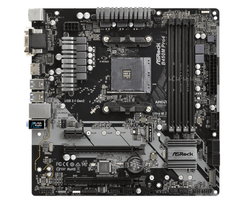 Asrock B450M PRO4 R2.0 alaplap - Image 2