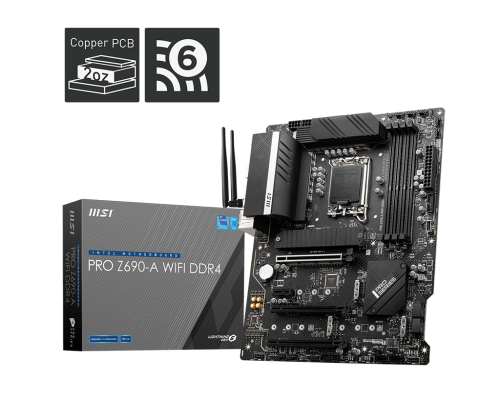 MSI PRO B660M-A WIFI DDR4 alaplap - Image 4