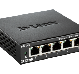 D-Link 5-port 10/100/1000 Gigabit Metal Housing Desktop Switch