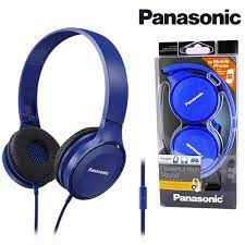 Panasonic RP-HF100ME kék vezetékes, mikrofonos fejhallgató - Image 2