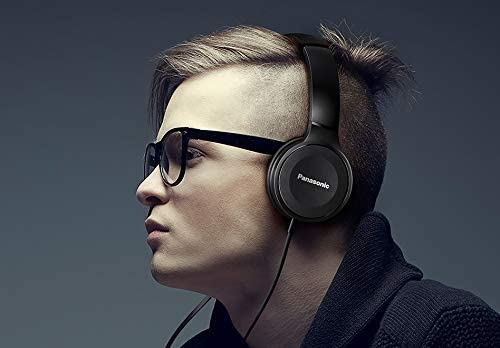 Panasonic RP-HF100ME fekete vezetékes, mikrofonos fejhallgató