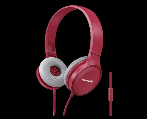 Panasonic RP-HF100ME rózsaszin vezetékes, mikrofonos fejhallgató - Image 5