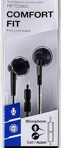 Panasonic RP-TCM55E fekete mikrofonos, vezetékes fülhallgató headset