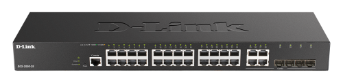 D-link 24-port Gigabit Managed Switch plus 4 Combo 1000BaseT/SFP - 24 x 10/100/