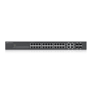 28 Port Smart Managed Switch 24x Gigabit Copper and 4x Gigabit dual pers