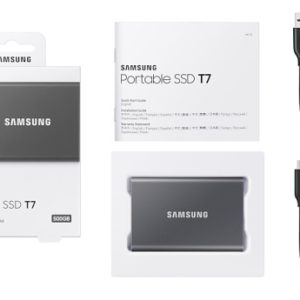 Samsung T7 külső szürke SSD 2000GB USB 3.2 (MU-PC2T0T/WW)