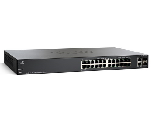 SLM2024T CISCO SG200-26 26 Port Gigabit Smart Commutateur Avec 2 Combo Fixation EUR 80,65 - FR