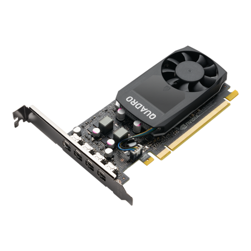 PNY NVIDIA Quadro P1000 GDDR5 4GB/128bit, 640 CUDA PCI-E 3.0 x16, 4xminiDP, Low