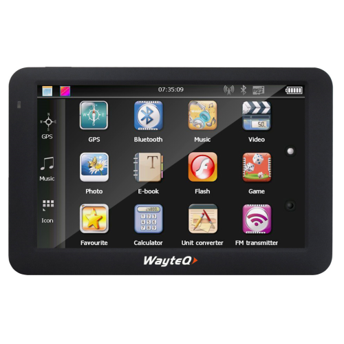 WAYTEQ X985 BT HD GPS 800 Mhz 5" HD 800*480 ! Bluetooth DUN !,FM transmit 256MB - Image 3
