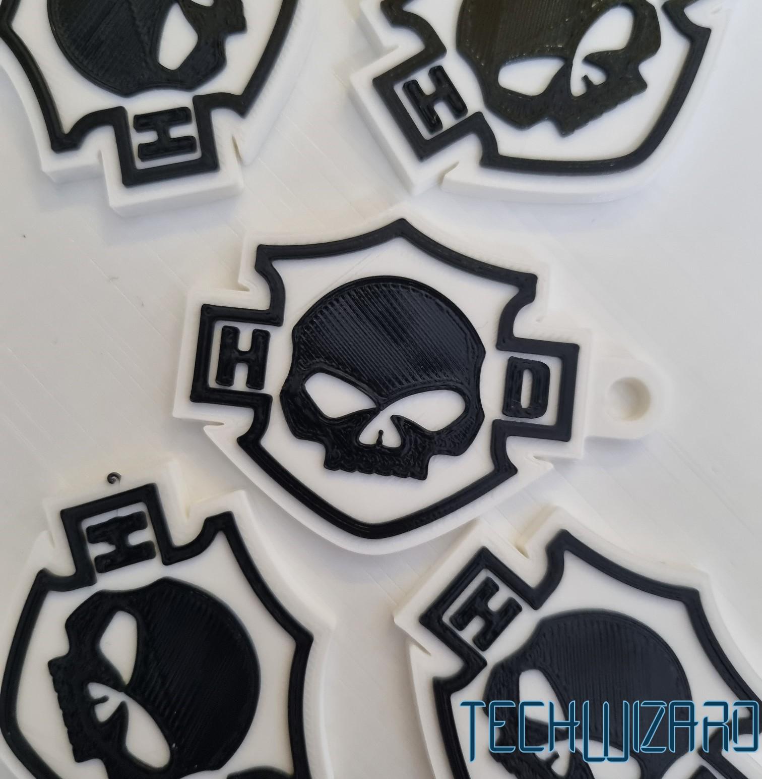 Harley Davidson Willie G. Skull kulcstartó pajzs - Image 2