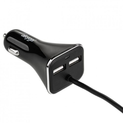 Akyga 4x USB 5V/9A 45W autós töltő - AK-CH-10
