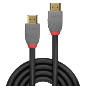 LINDY 2m High Speed HDMI Cablel, Anthra Line