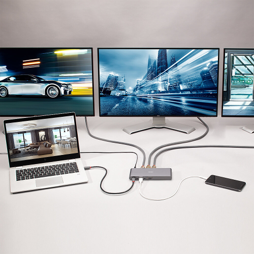 LINDY DST-Pro 5K XT, USB-C Laptop Docking Station - Image 4