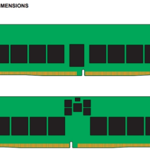Kingston 32GB 4800MT/s DDR5 ECC Reg CL40 DIMM 1Rx4 Hynix M Rambus