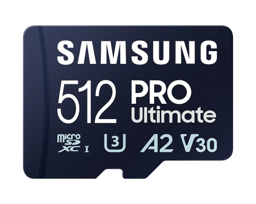 Samsung Pro Ultimate 512GB microSD (MB-MY512SB/WW) memóriakártya kártyaolvasóval