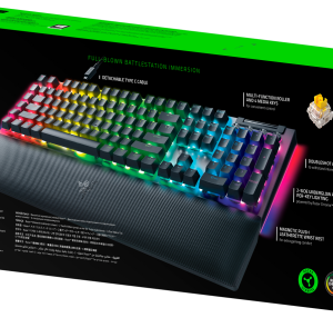 Razer BlackWidow V4 (Yellow Switch) - US Layout