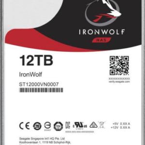 Seagate HDD 12TB IronWolf SATA3 3.5" 7200rpm 256MB - ST12000VN0008