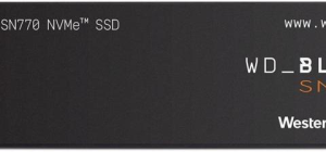 Western Digital SSD 2TB Black SN770 M.2 NVMe 2280 - WDS200T3X0E