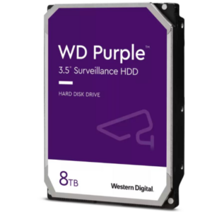 Western Digital HDD 8TB Purple 3,5" SATA3 5640rpm 256MB - WD85PURZ