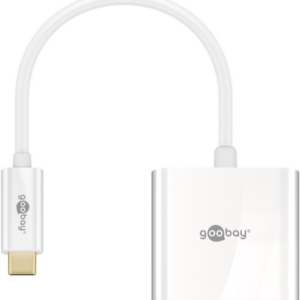Goobay USB Type-C apa - VGA anya átalakító, fehér
