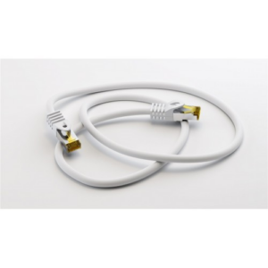 Goobay RJ45 patch kábel CAT 6A S/FTP (PiMF), 500 MHz, CAT 7 nyers kábellel, fehé