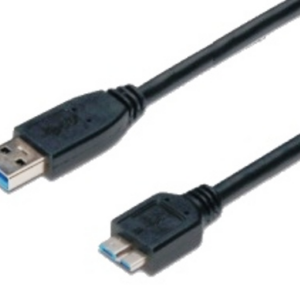 Goobay USB 3.0 SuperSpeed kábel, fekete 1.8m