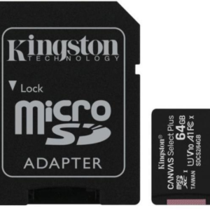 Kingston 64GB microSD Canvas Select Plus (SDXC Class 10 A1) (SDCS2/64GB) memória