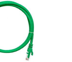 LEGRAND patch kábel RJ45-RJ45 Cat6 árnyékolt (F/UTP) LSZH (LSOH) 1 méter zöld d: