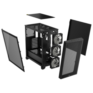 CORSAIR 3000D RGB AIRFLOW Mid-Tower PC számítógépház, fekete