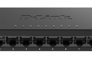 D-link 8-Port Gigabit Ethernet Metal Housing Unmanaged Light Switch without IGMP