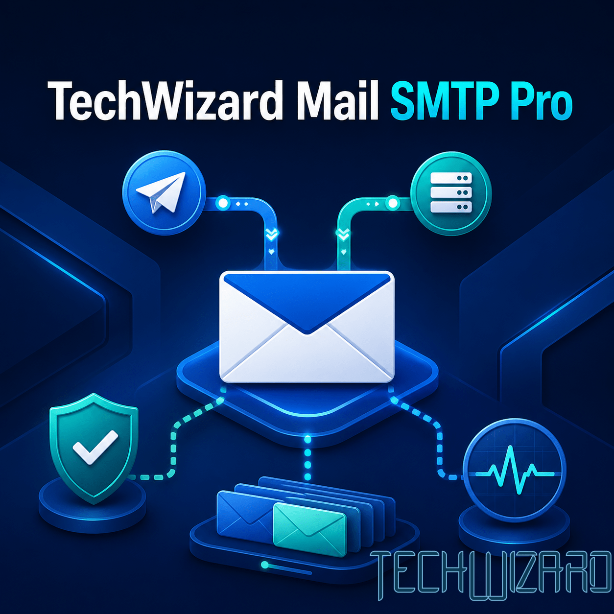 TechWizard Mail SMTP Pro e-mail routing és felügyelet